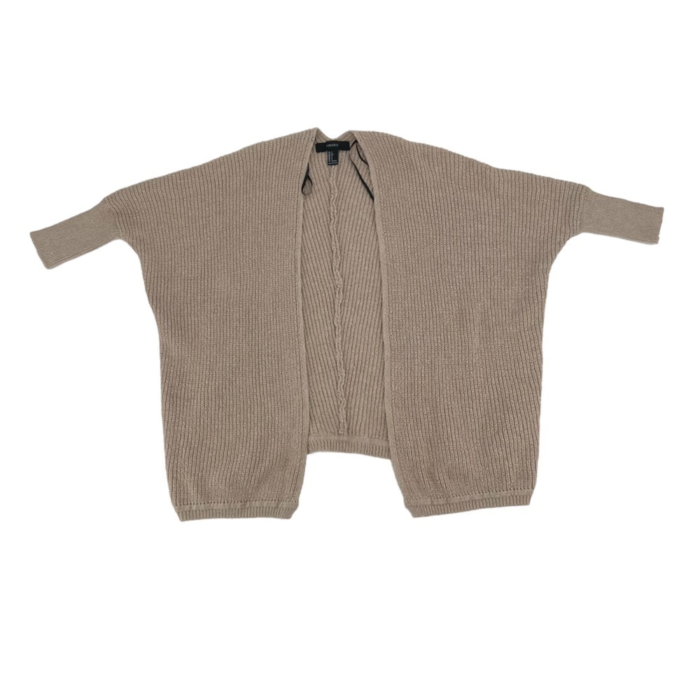 Forever 21 Tan 3/4 Sleeve Cardigan Sweater Size XS Women’s